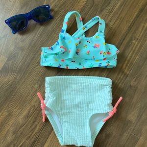 Cat & Jack Infant Girls 2-piece swimsuit